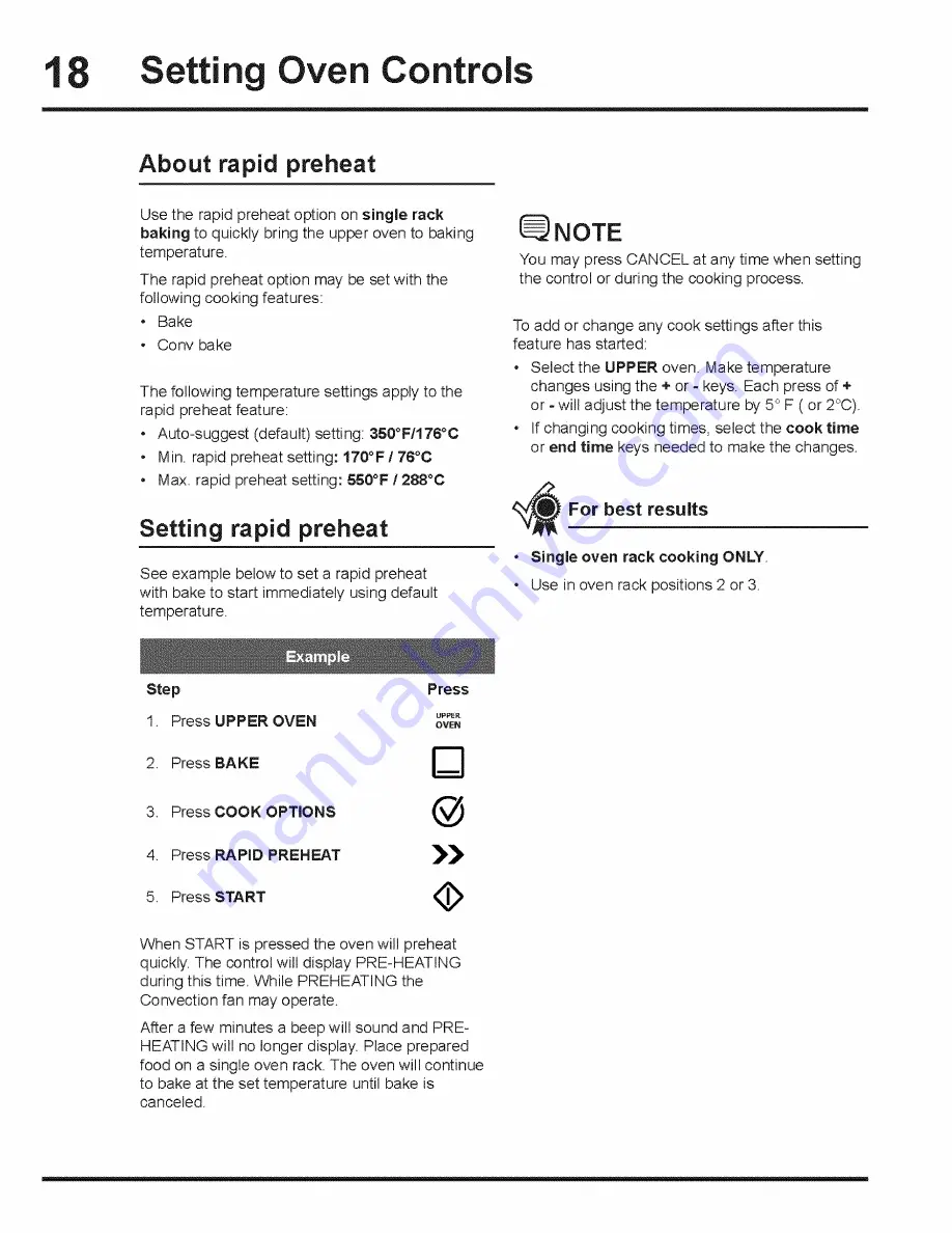 Electrolux EW30ES65GBG Use And Care Manual Download Page 18