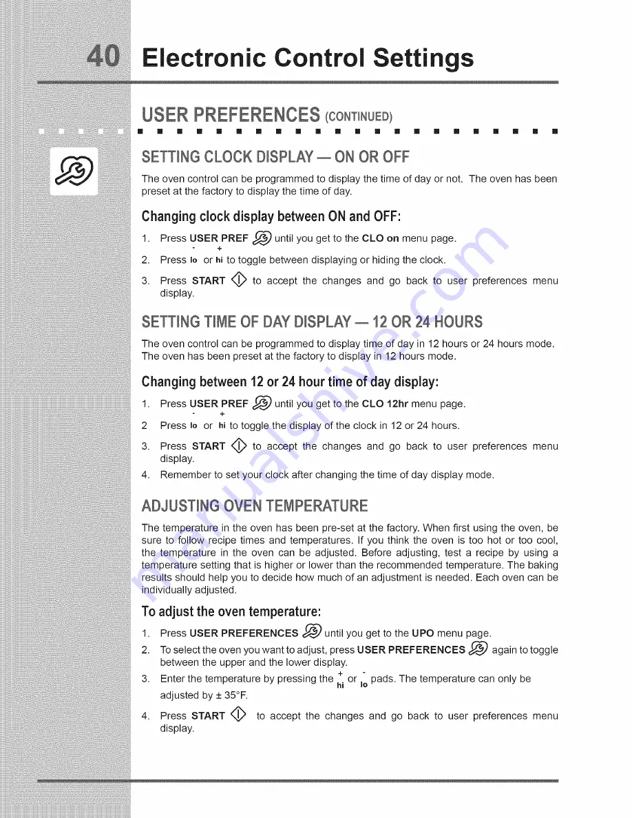 Electrolux EW30IS65JSA Use & Care Manual Download Page 40