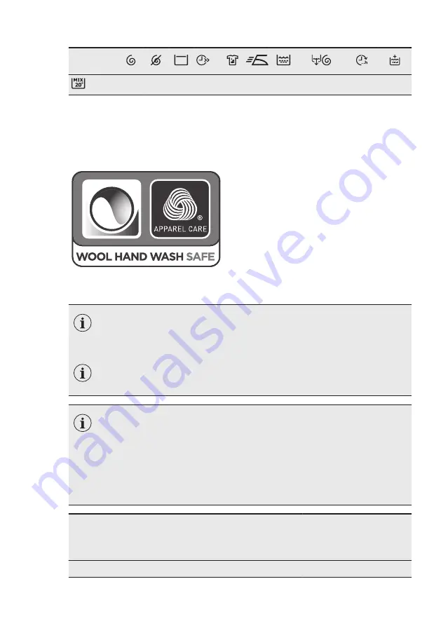 Electrolux EWF 1294BW User Manual Download Page 55