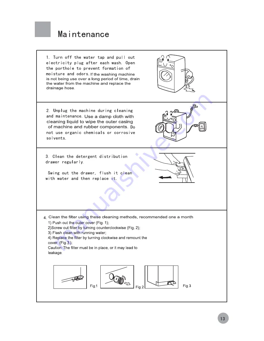 Electrolux EWF1070M User Manual Download Page 15