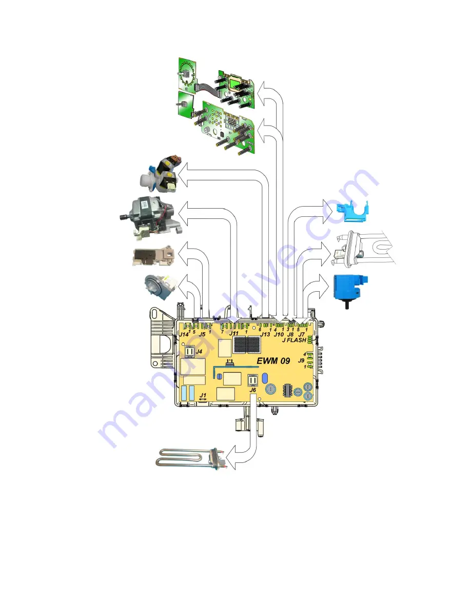 Electrolux EWF1284EDW Service Manual Download Page 48