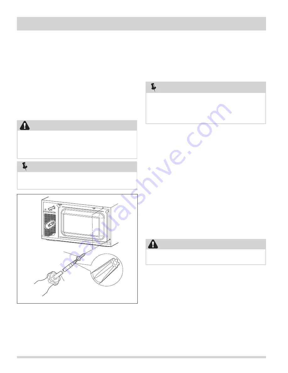 Electrolux FGMO205KBA Service Manual Download Page 34