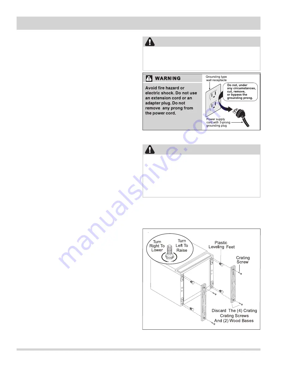 Electrolux FPUH17D7KF All Freezer Professional Series Скачать руководство пользователя страница 12