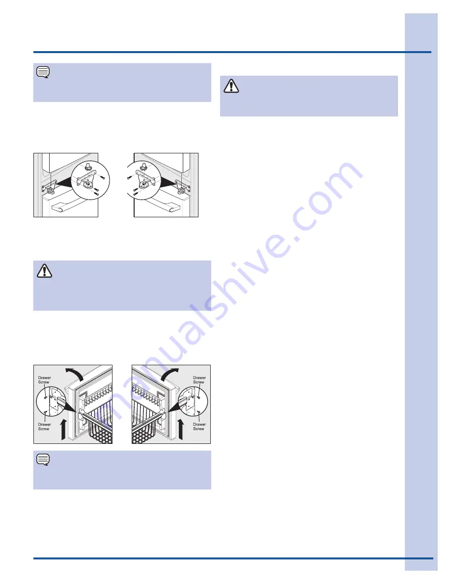 Electrolux French Door Bottom Freezer/Refrigerator Use & Care Manual Download Page 11