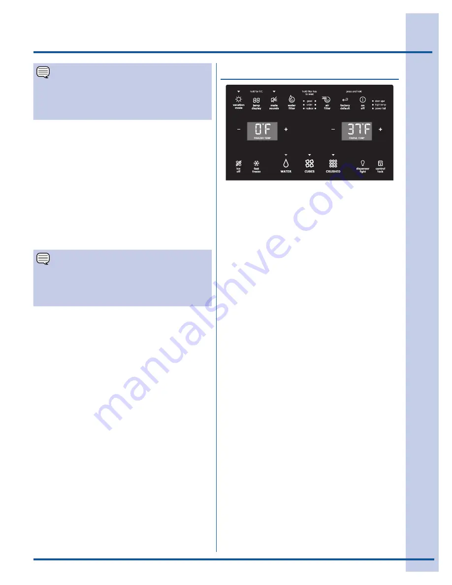 Electrolux French Door Bottom Freezer/Refrigerator Use & Care Manual Download Page 17