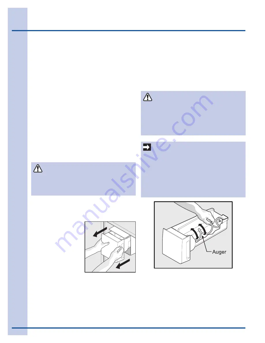 Electrolux French Door Bottom Freezer/Refrigerator Use & Care Manual Download Page 20