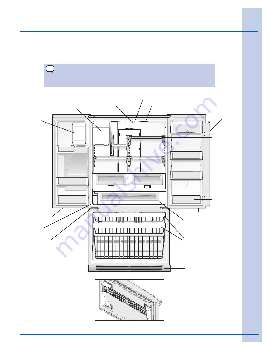 Electrolux French Door Bottom Freezer/Refrigerator Use & Care Manual Download Page 42