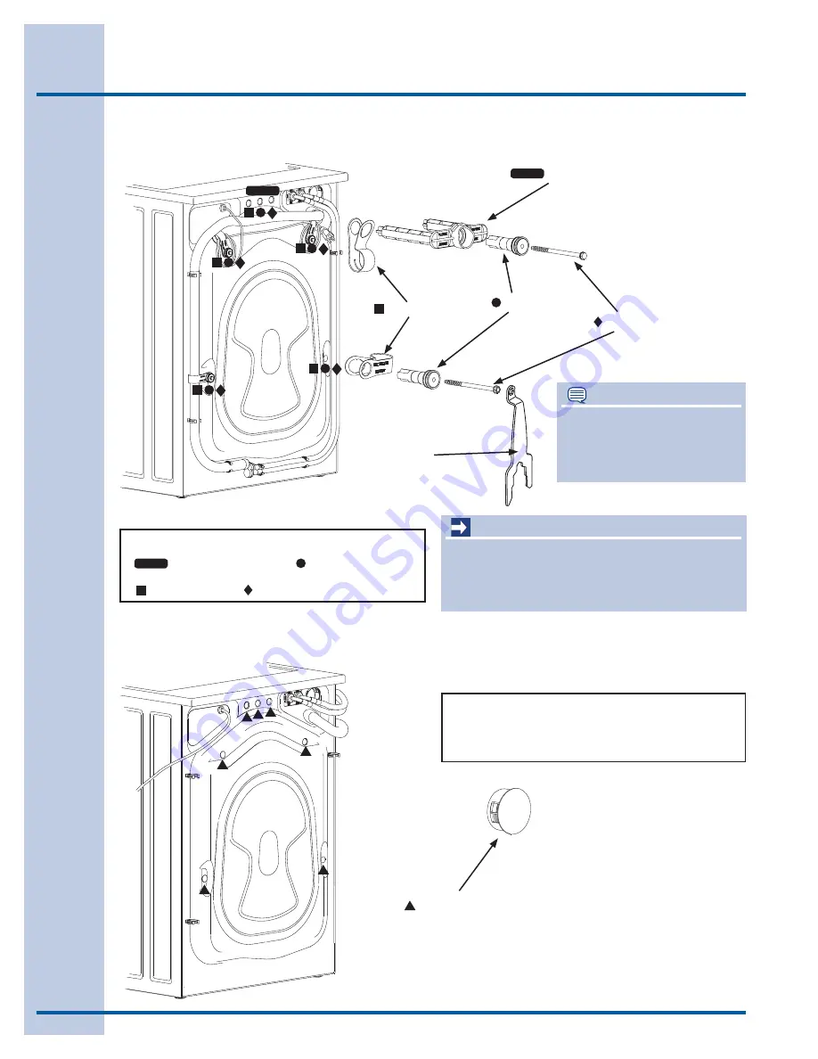 Electrolux Front load washer Installation Instructions Manual Download Page 8