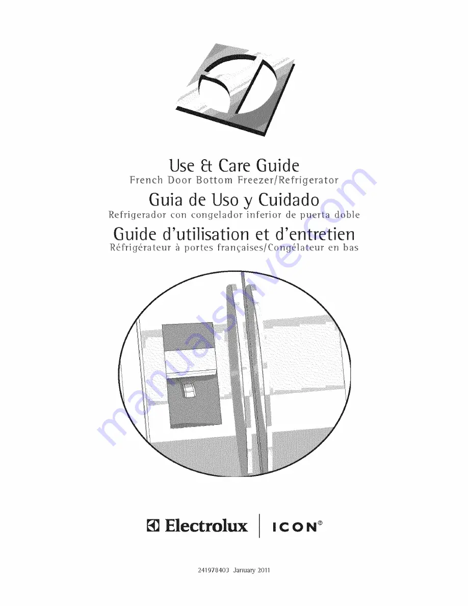 Electrolux ICON E23BC78IPS9 Use & Care Manual Download Page 1