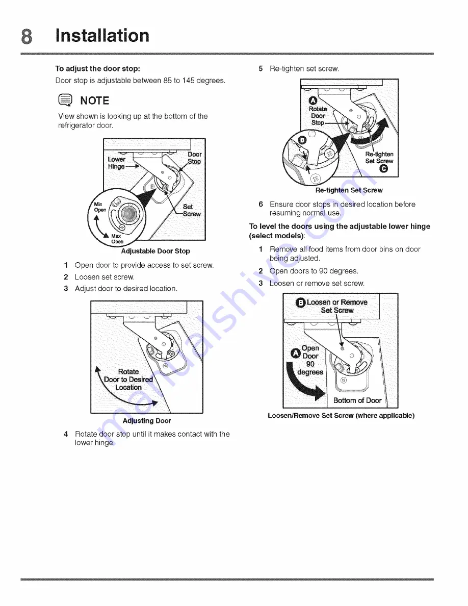 Electrolux ICON E23BC78IPS9 Use & Care Manual Download Page 8