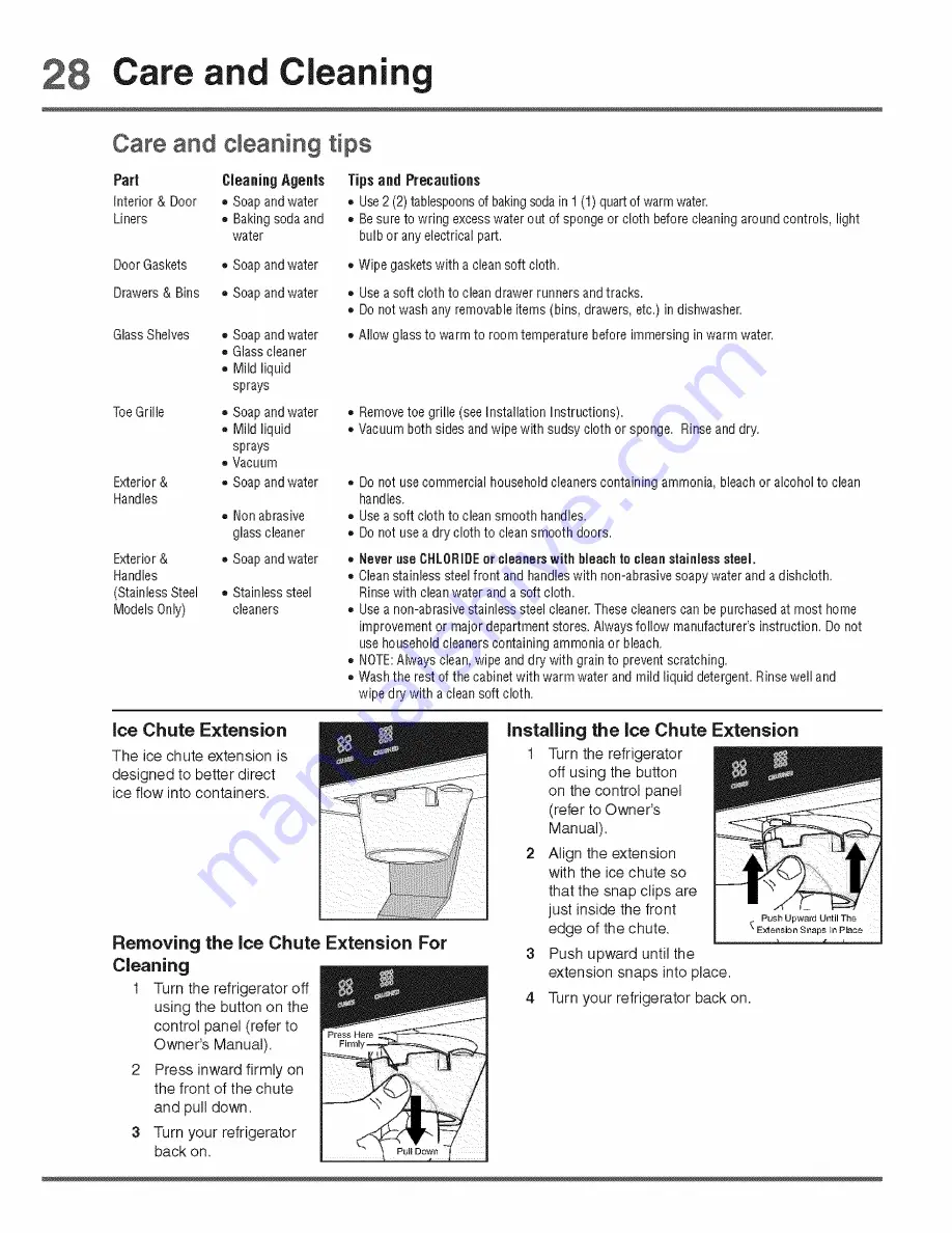 Electrolux ICON E23BC78IPS9 Use & Care Manual Download Page 96