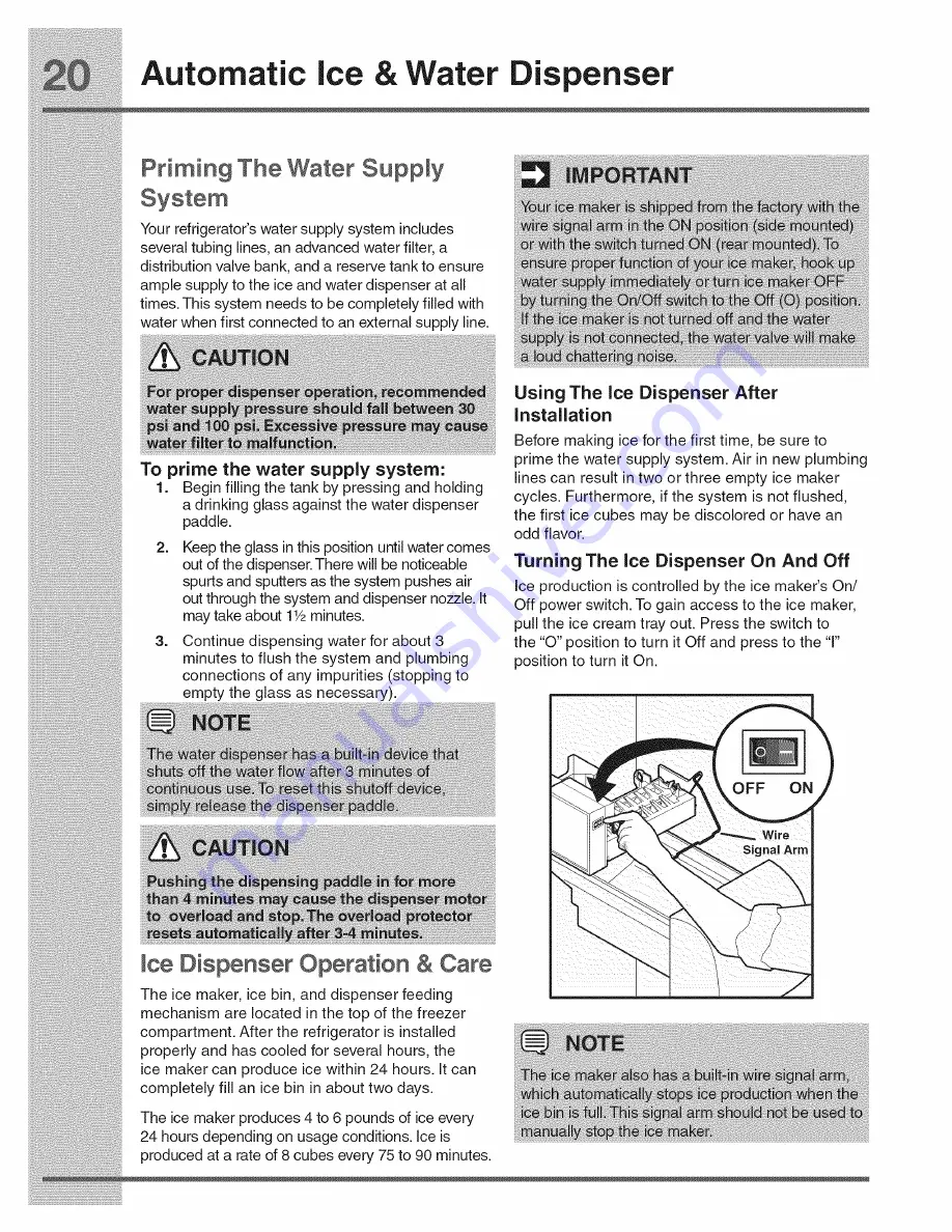 Electrolux Icon E23CS78HPS6 Use & Care Manual Download Page 20