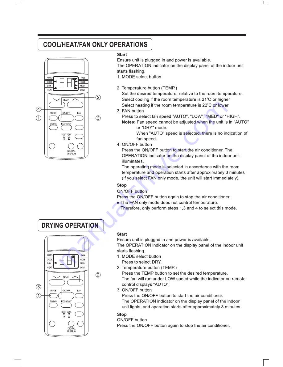 Electrolux INVERTER SPLIT - TYPE Room Air Conditioner Скачать руководство пользователя страница 10