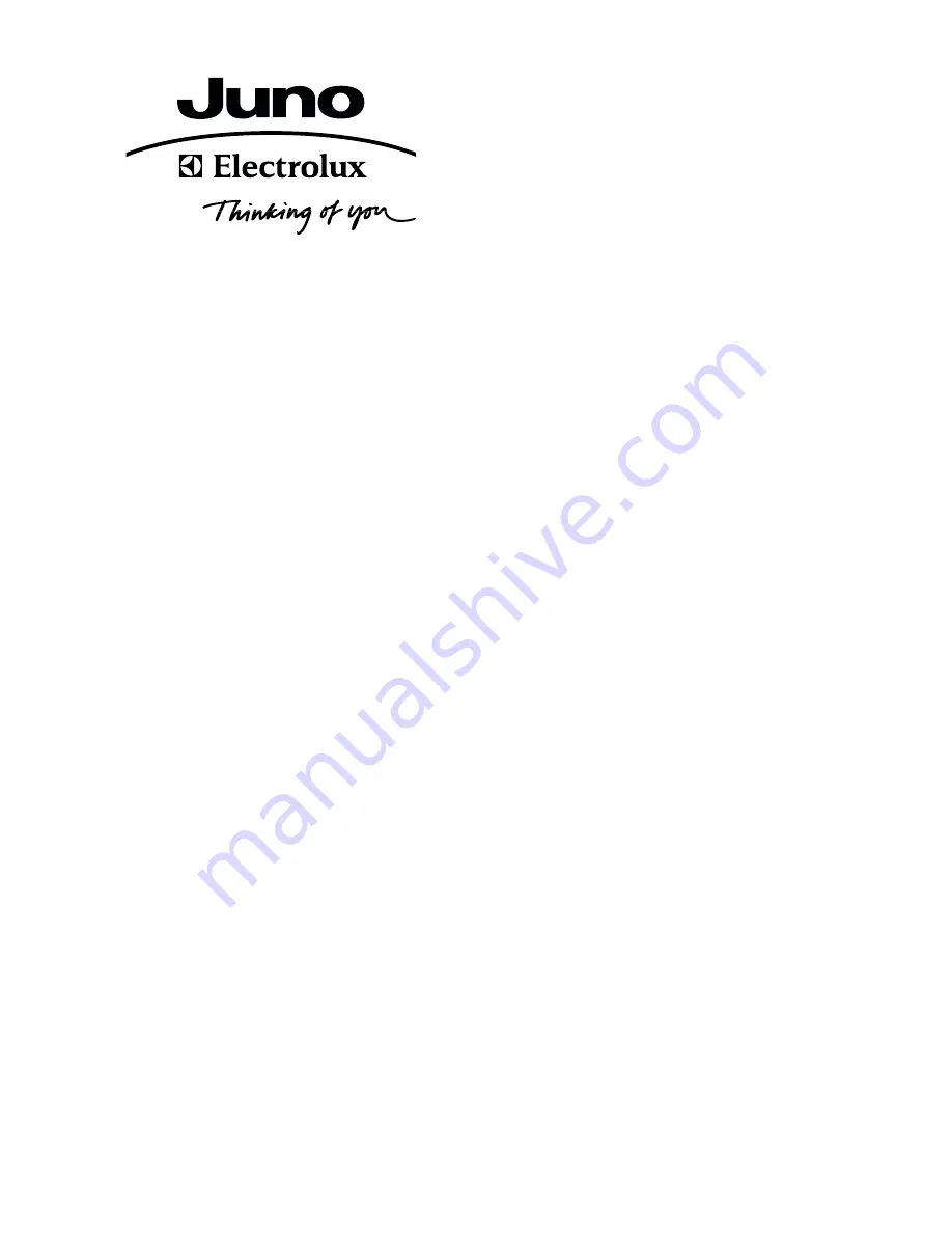 Electrolux JUNO JCN 44181 Instruction Book Download Page 1