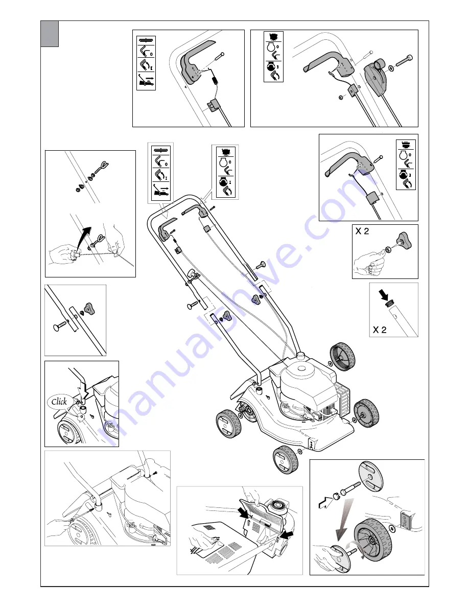 Electrolux Lawn mower with petrol engine Скачать руководство пользователя страница 7