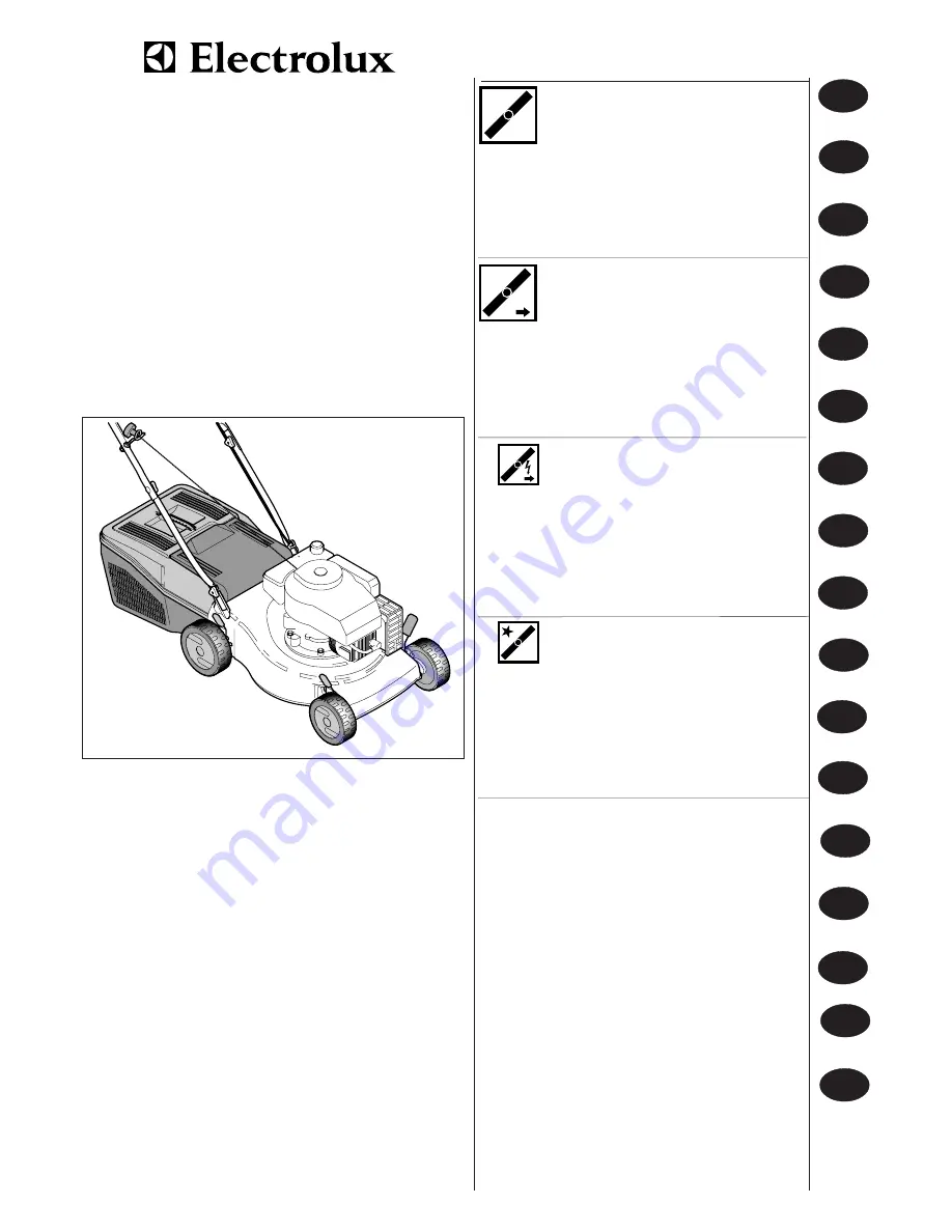 Electrolux M3846 S Instruction Manual Download Page 1