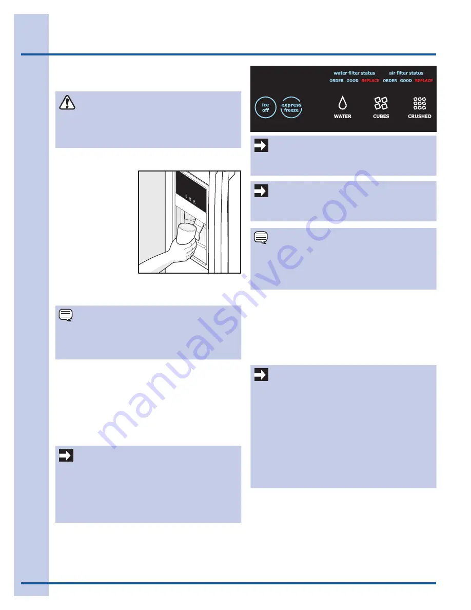 Electrolux Refrigerador con congelador inferior de puerta doble (Spanish) Guía De Uso Y Cuidado Download Page 16