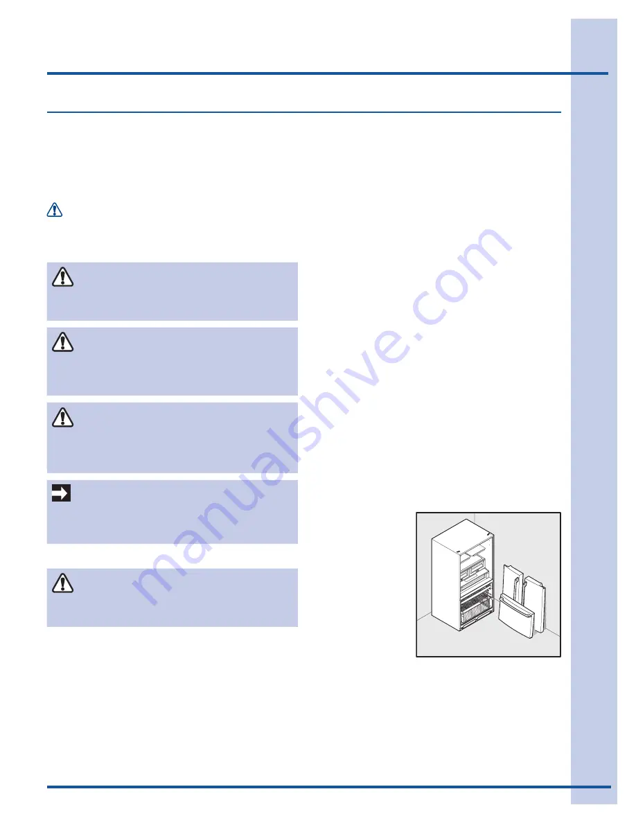 Electrolux Refrigerator Use & Care Manual Download Page 3