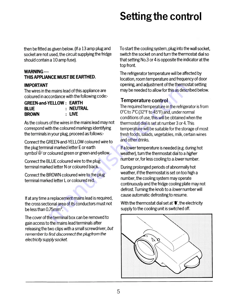 Electrolux RF616D Скачать руководство пользователя страница 5