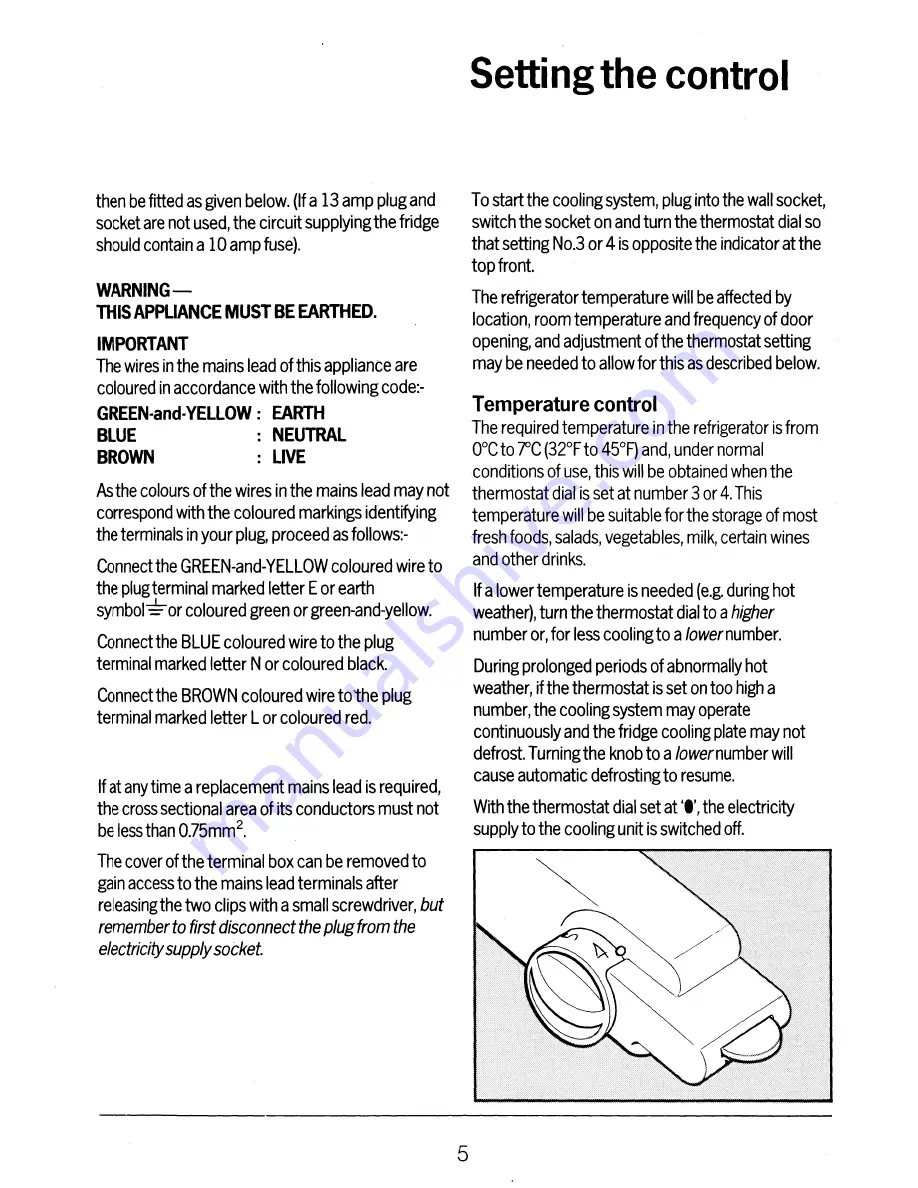 Electrolux RF617 User Handbook Manual Download Page 5