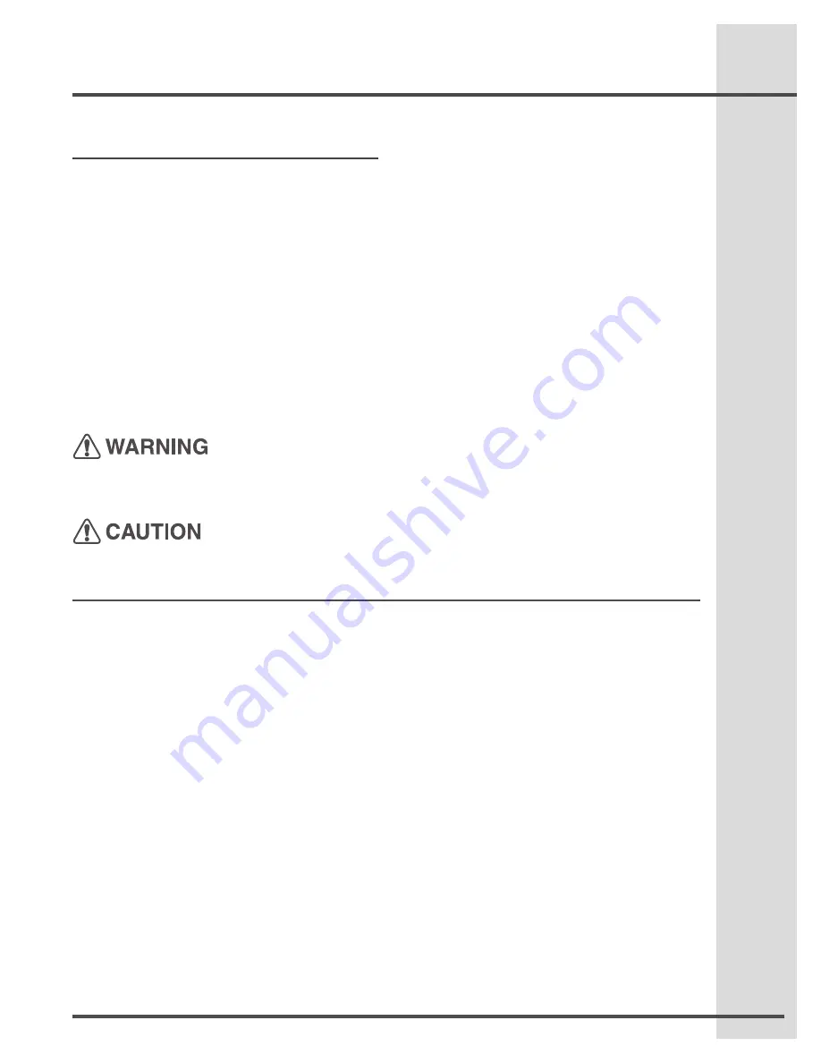 Electrolux RH30WC55GS Installation, Use & Care Manual Download Page 3