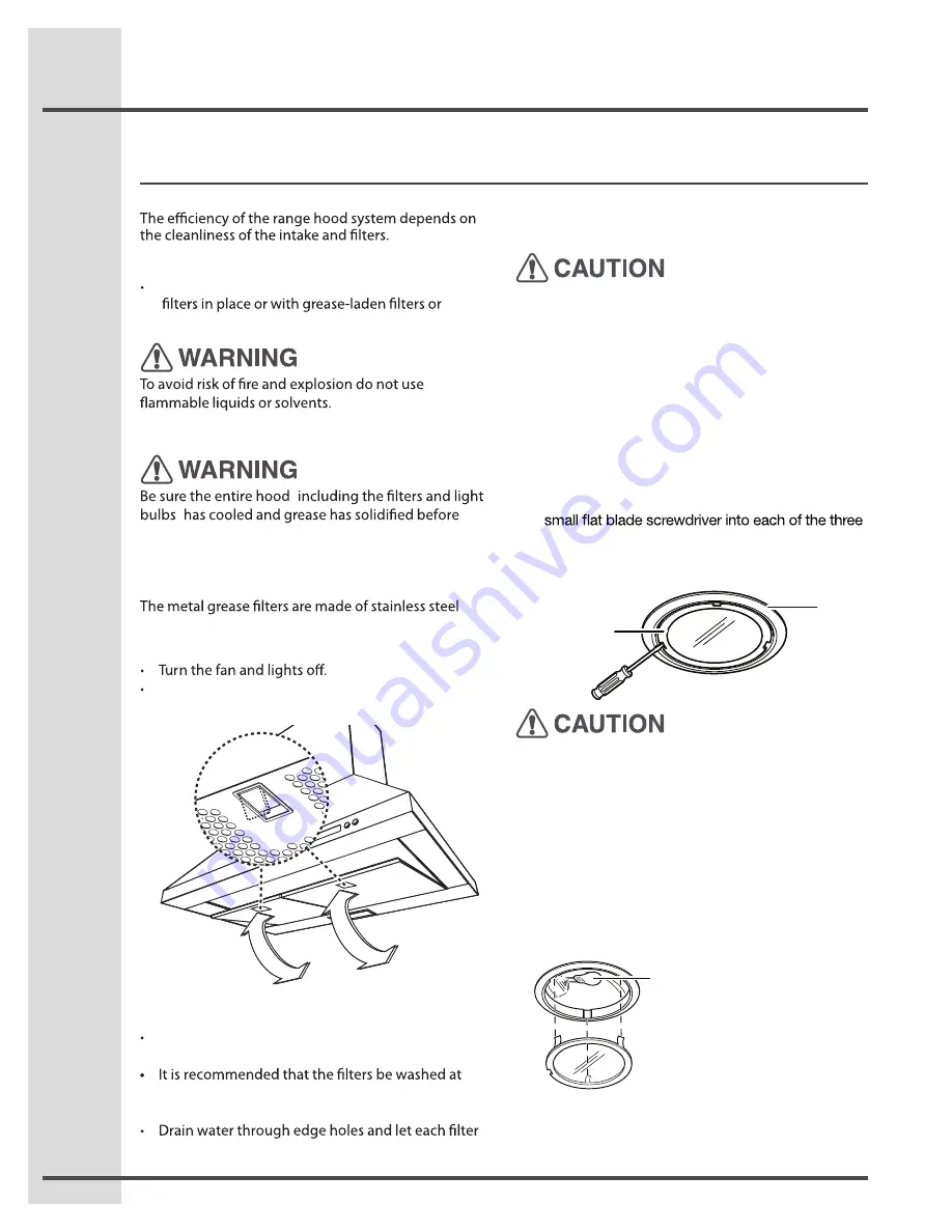 Electrolux RH30WC55GS Installation, Use & Care Manual Download Page 18