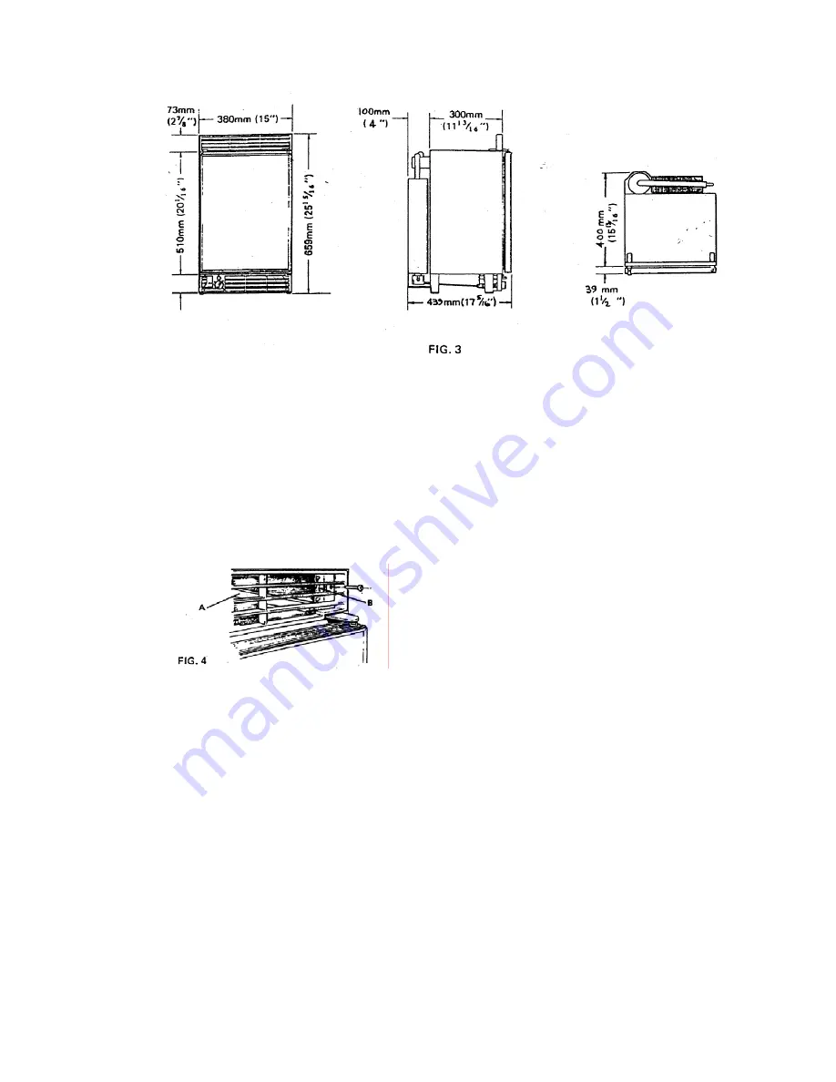 Electrolux RM 122F Operating And Installation Instructions Download Page 5