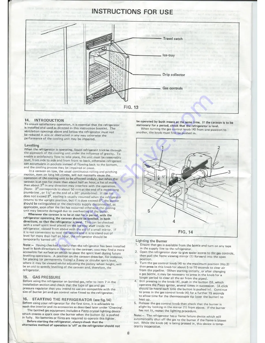 Electrolux RM122 Скачать руководство пользователя страница 8