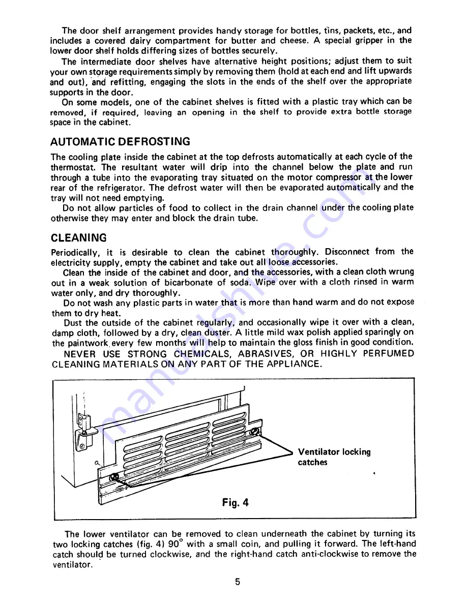 Electrolux RP1211 C Installation And Use Manual Download Page 5