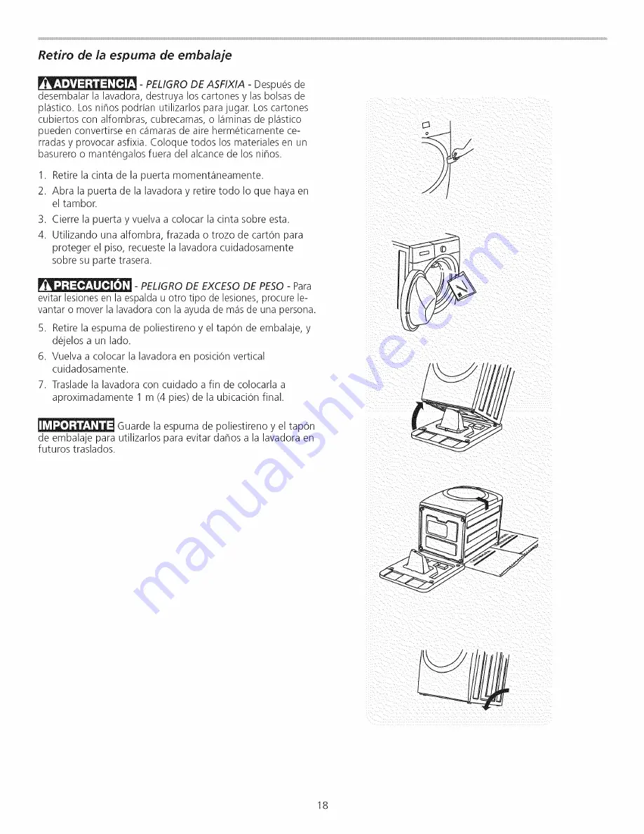 Electrolux SATF7000FS1 Installation Instructions Manual Download Page 18