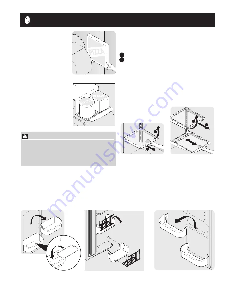 Electrolux Side by Side Refrigerator Use & Care Manual Download Page 107