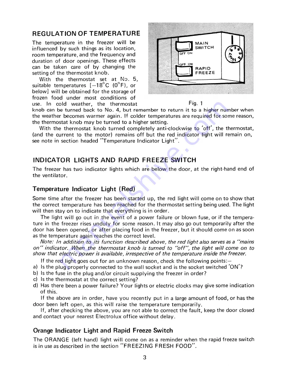 Electrolux TF110 User Manual Download Page 3