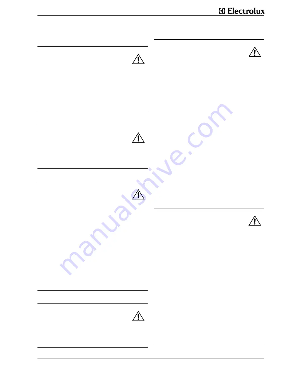 Electrolux Thermetic GU series Operating Instruction Download Page 4