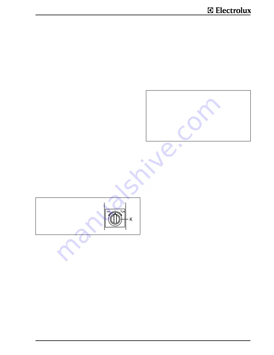 Electrolux Thermetic GU series Operating Instruction Download Page 10