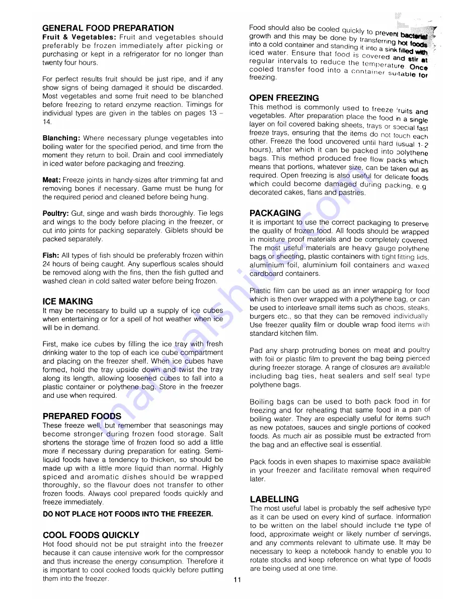 Electrolux TR1059 Instruction Booklet Download Page 13