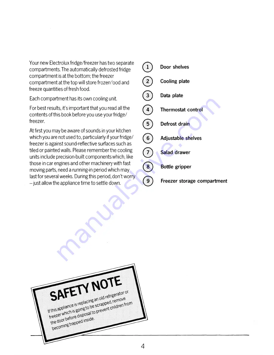 Electrolux TR641 User Handbook Manual Download Page 4