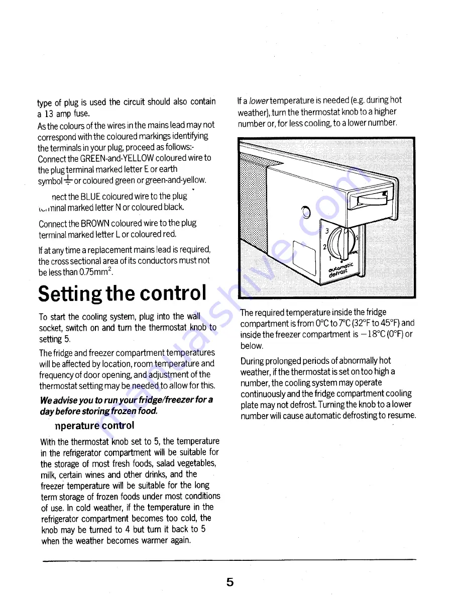 Electrolux TR926 User Handbook Manual Download Page 5