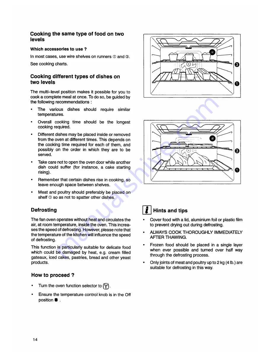 Electrolux U02353 EOB944 Operating & Installation Manual Download Page 13