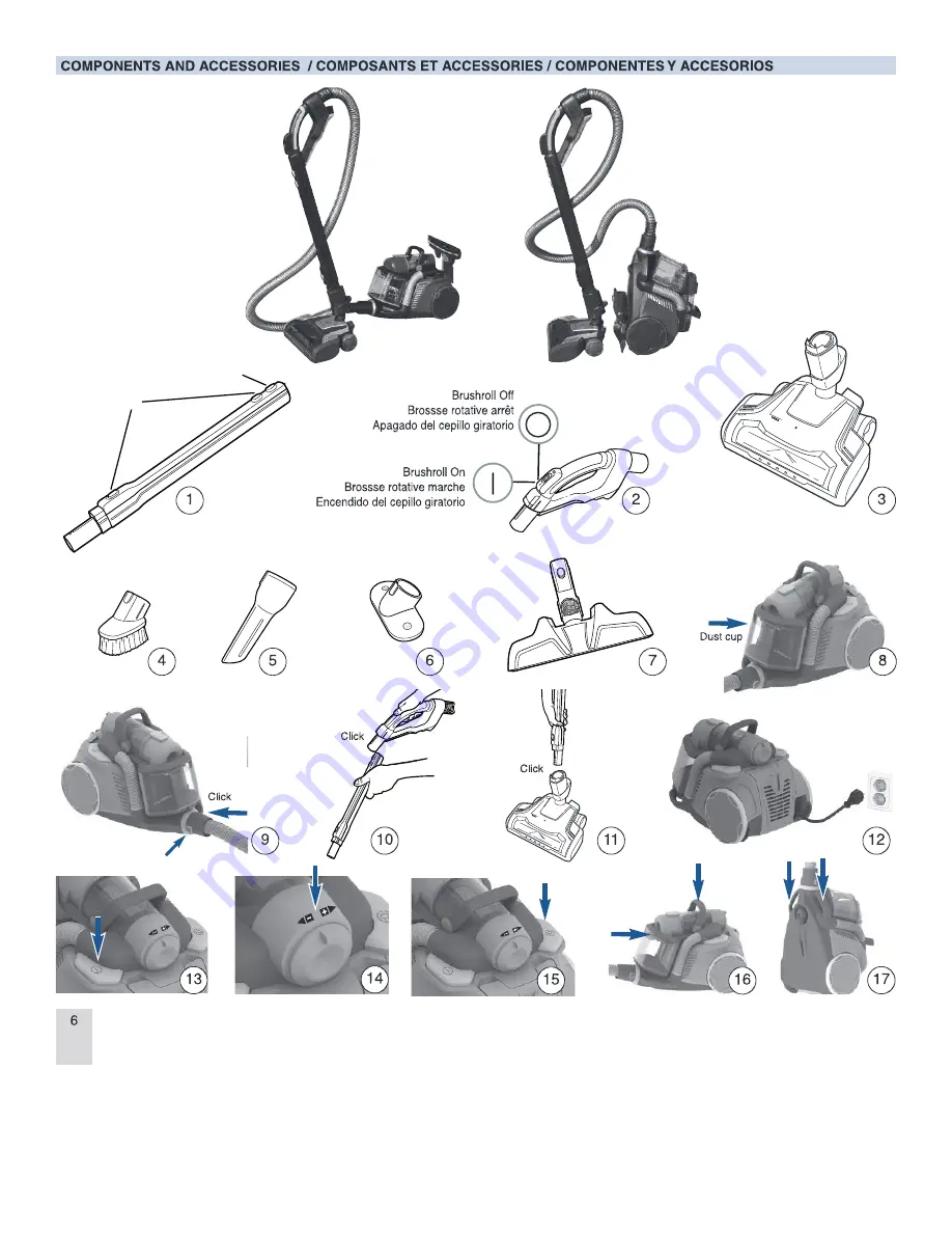 Electrolux ultraflex el4335b Скачать руководство пользователя страница 6