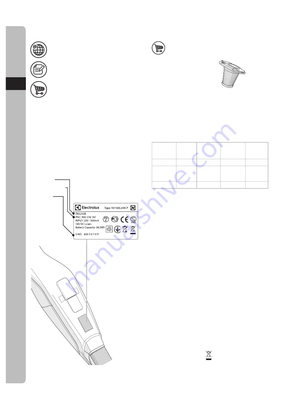 Electrolux Ultrapower EUP82 Series Скачать руководство пользователя страница 16