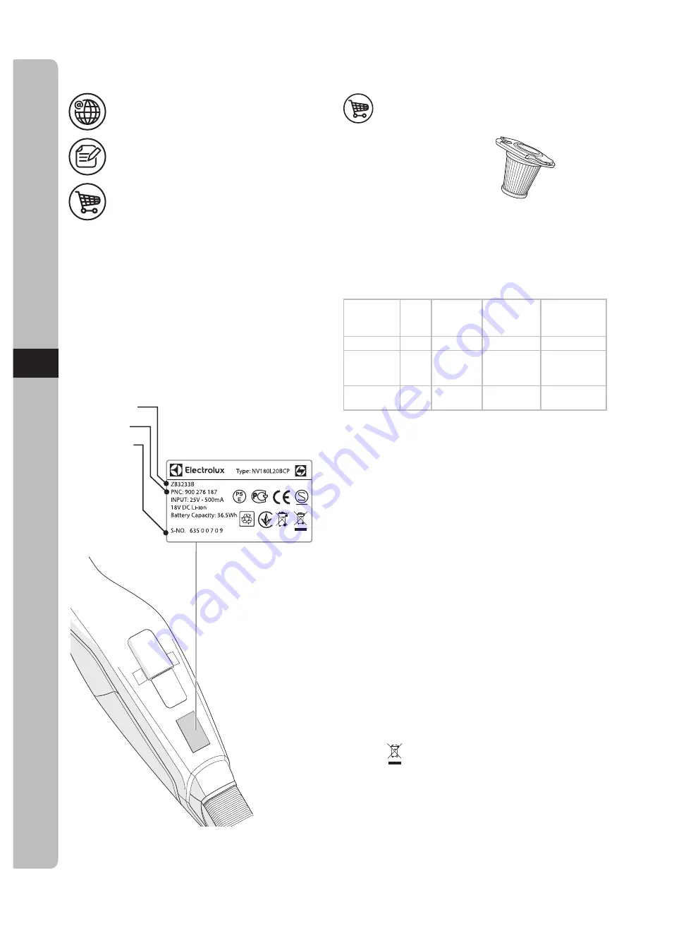 Electrolux Ultrapower EUP82 Series Скачать руководство пользователя страница 34