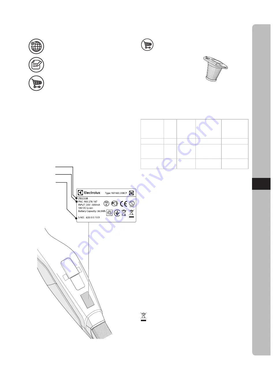 Electrolux Ultrapower EUP82 Series Скачать руководство пользователя страница 43