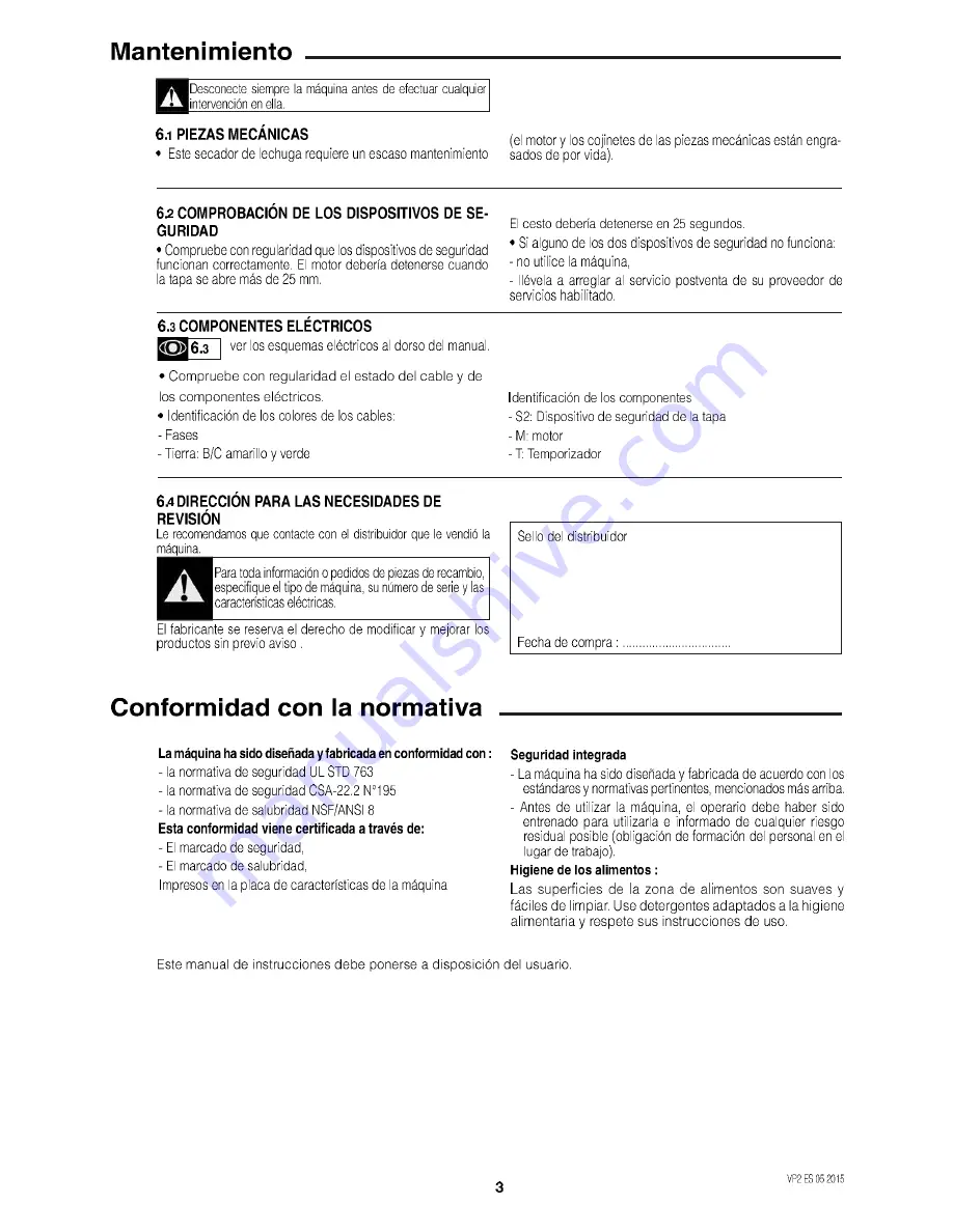 Electrolux VP2 User Manual Download Page 16