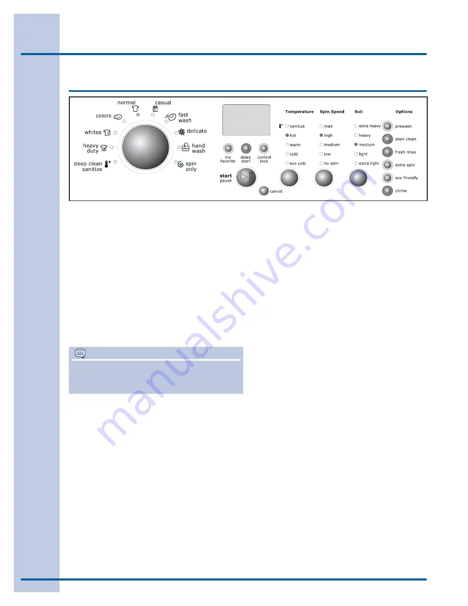 Electrolux Washer Use And Care Manual Download Page 14