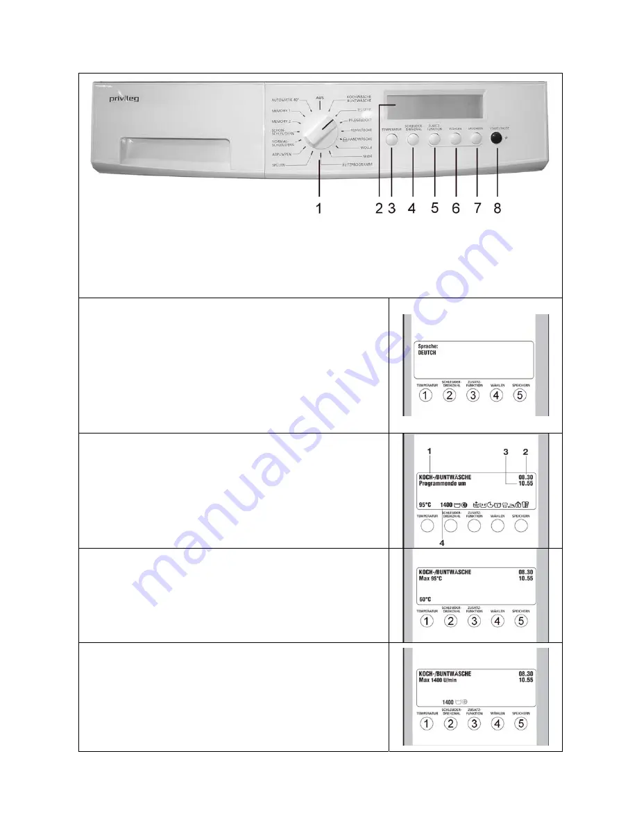 Electrolux Washing machines Service Manual Download Page 8