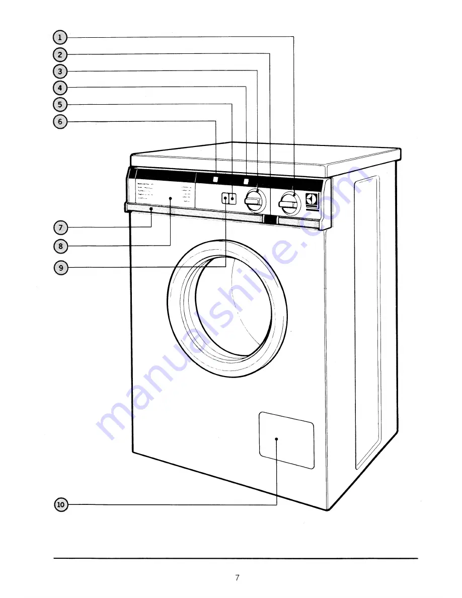 Electrolux WD1036 Скачать руководство пользователя страница 7