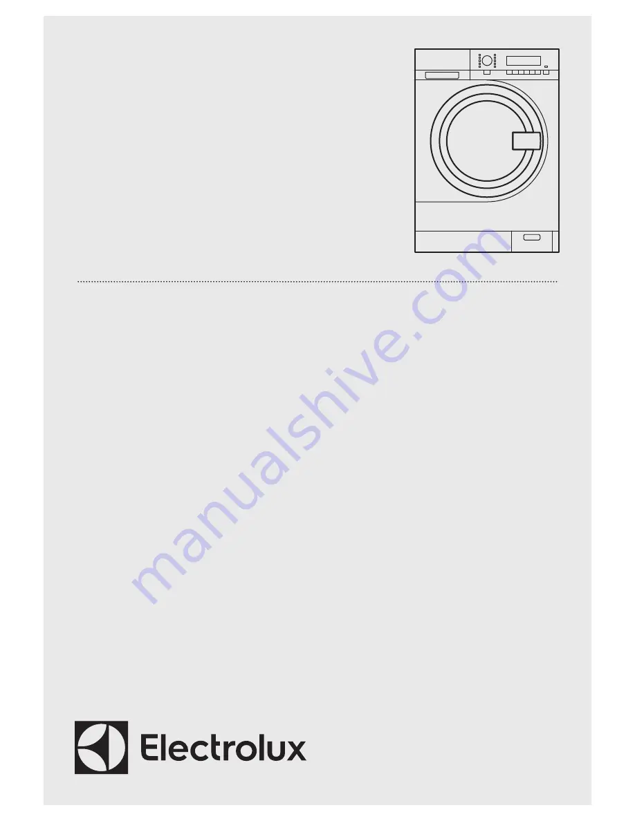 Electrolux WE 170 P User Manual Download Page 1