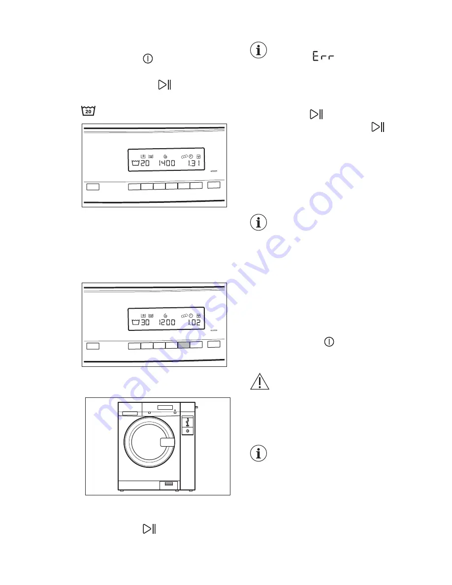 Electrolux WE 170PP User Manual Download Page 14