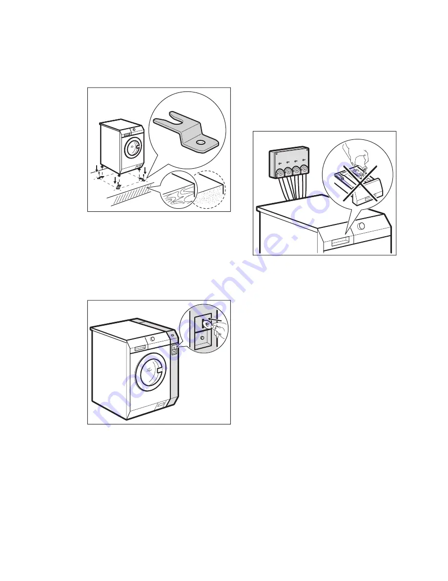 Electrolux WE170P Installation Instruction Download Page 16