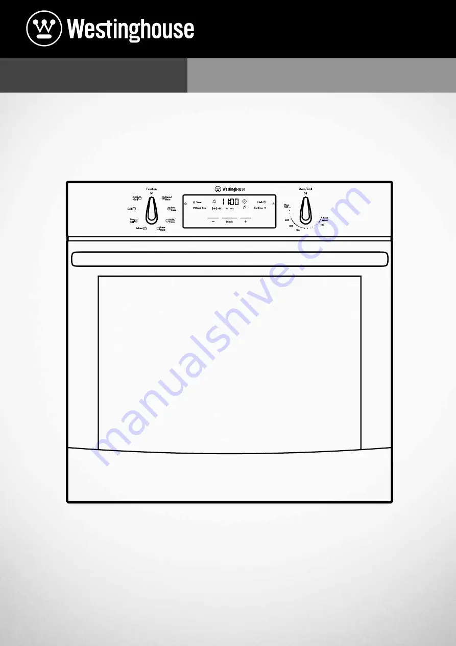 Electrolux Westinghouse WVE613 Скачать руководство пользователя страница 1